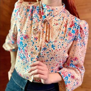 Hamilton 8 Dallas true vintage floral blouse